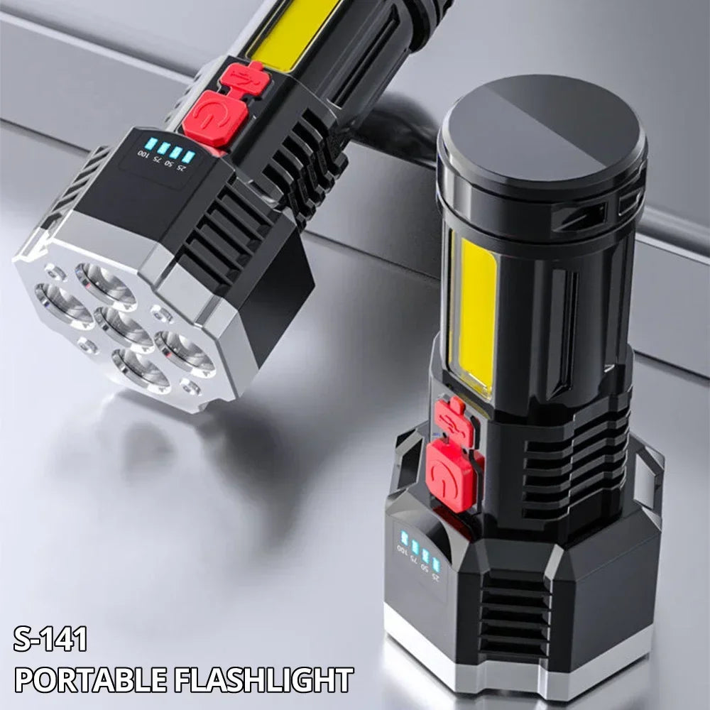 High Power Rechargeable Led Camping Torch