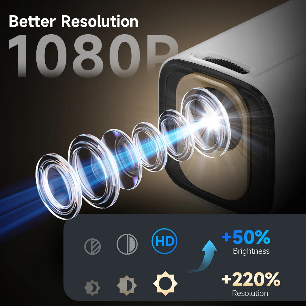 HY310 Auto Focus Projector Native 4K Movie Projector