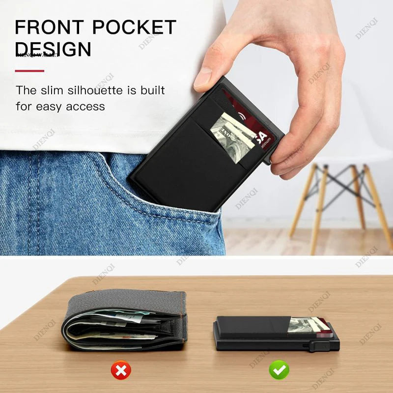 Anti-theft Wallet With Card Protector