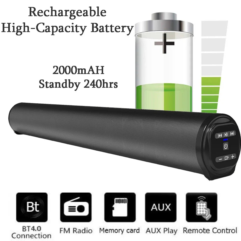 Super Powerful Subwoofer Sound Bar Speaker For TV