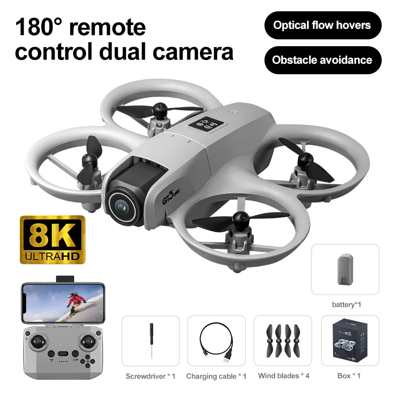 8K Drone 5G Professional HD Aerial Photography Obstacle Avoidance Remote Control Aircraft Dual Camera Quadcopter Toy