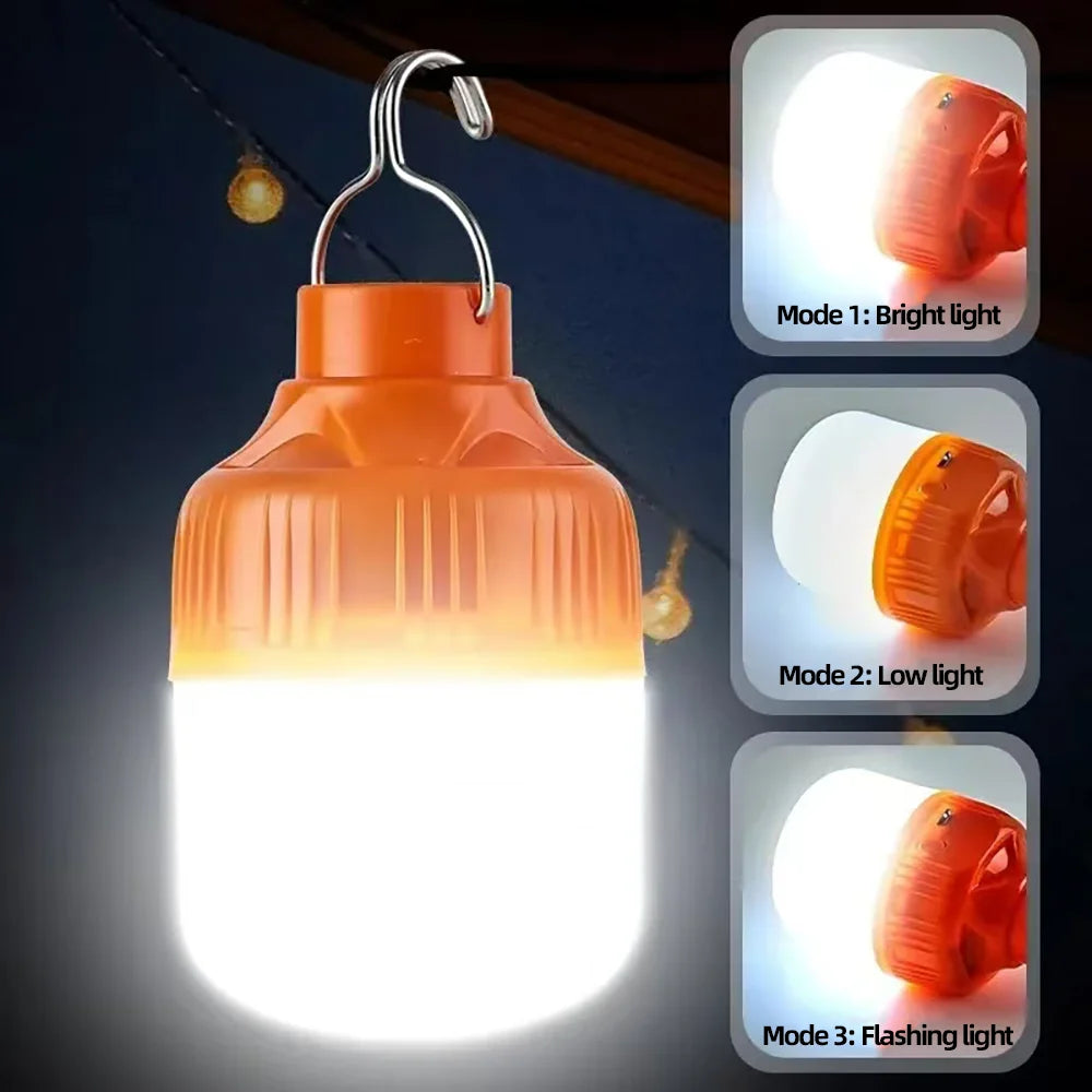 Portable USB Rechargeable LED High Brightness Lamp for Camping And Fishing
