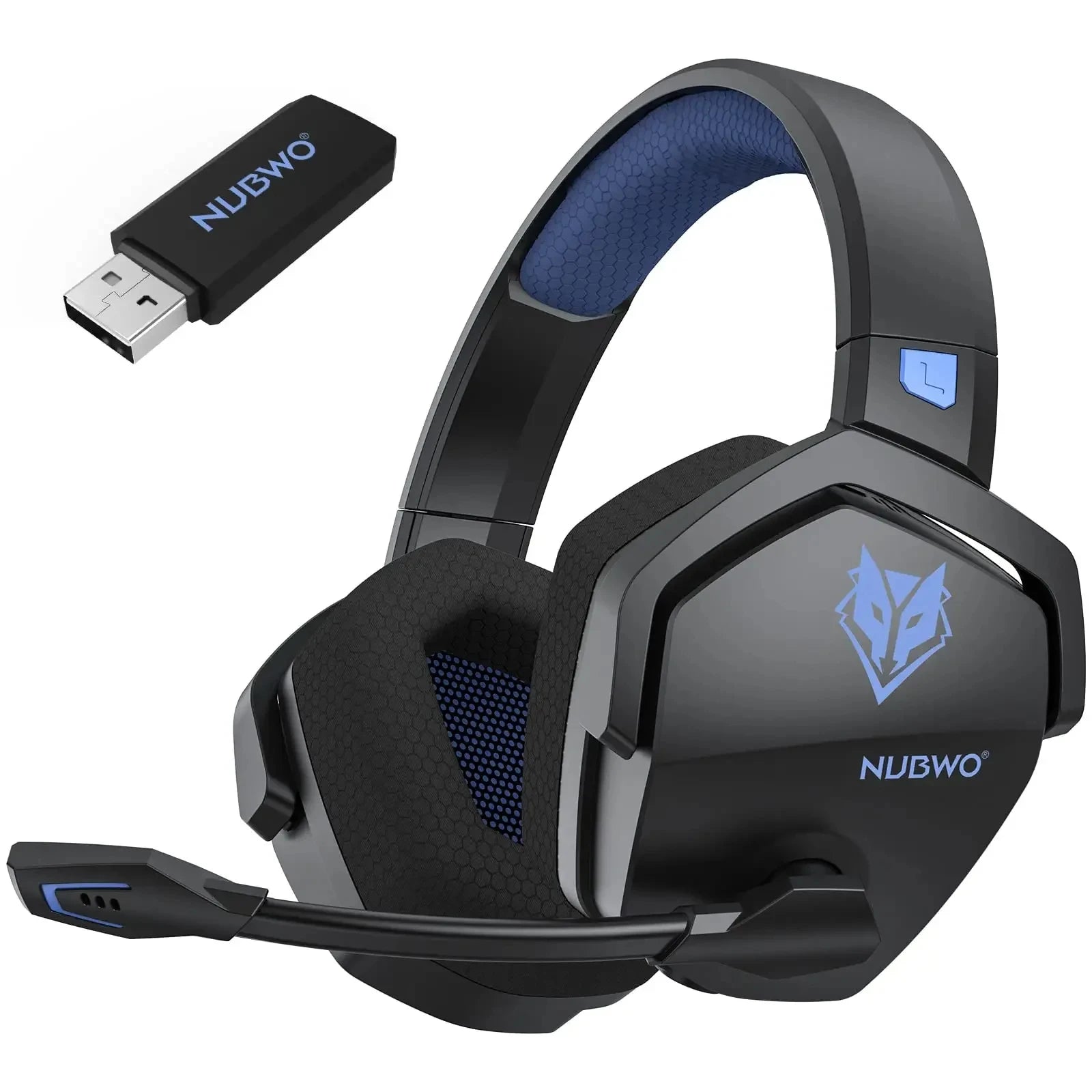 Gaming Dual Bluetooth Headphones with mic for PC, PS4, PS5