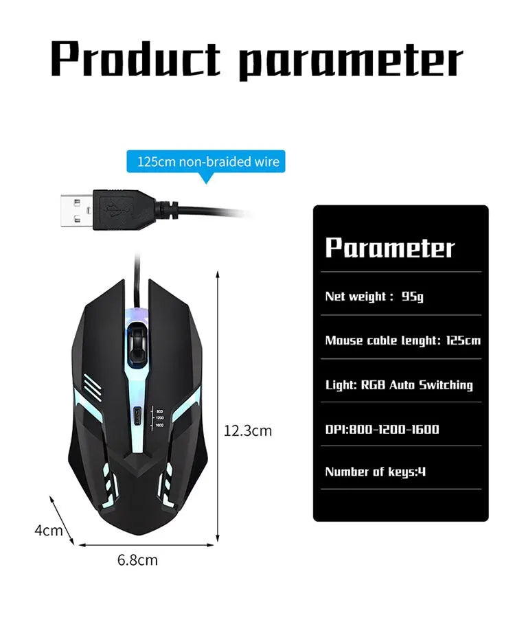 Gaming Mouse for Desktop and Laptop