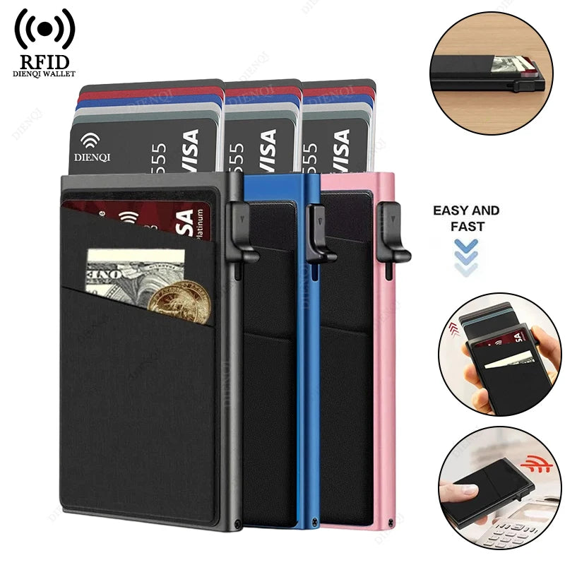Anti-theft Wallet With Card Protector