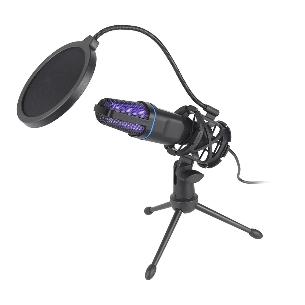USB Microphone For Gaming, Podcast Recording Studio And Streaming