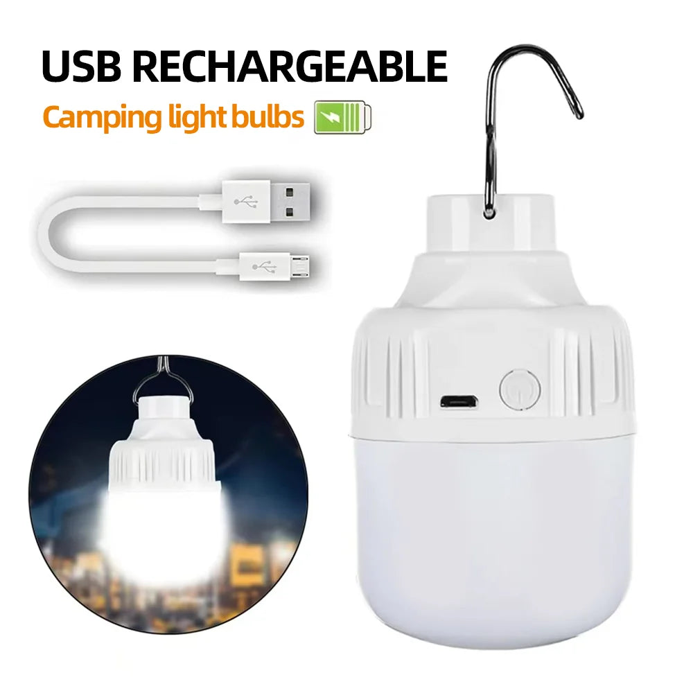 Portable USB Rechargeable LED High Brightness Lamp for Camping And Fishing
