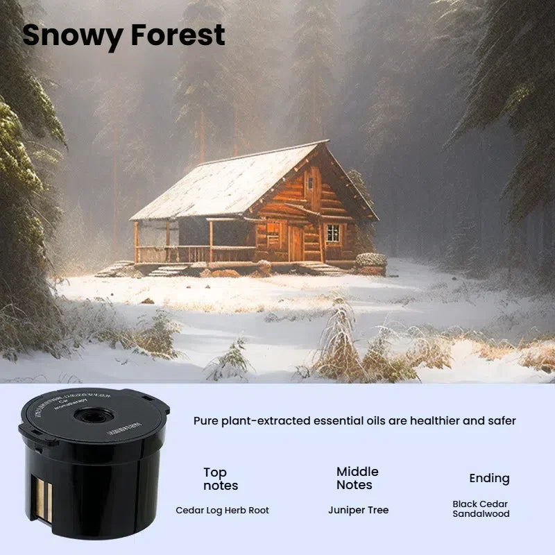 2025 Model Smart Car Air Freshener - Premium Automotive Fragrance Device with Cloud-View Atomization