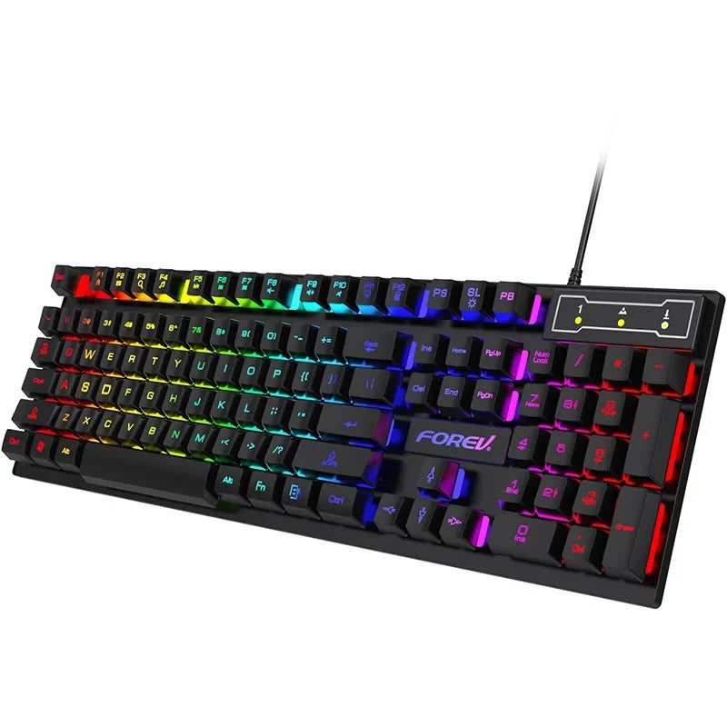 104 key Gaming Mechanical Wired Keyboard And Mouse SET for PC and laptop